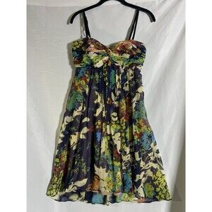 Tracy Reese Frock Silk Babydoll Strapless Mini Dress. Sz. 4 NWT